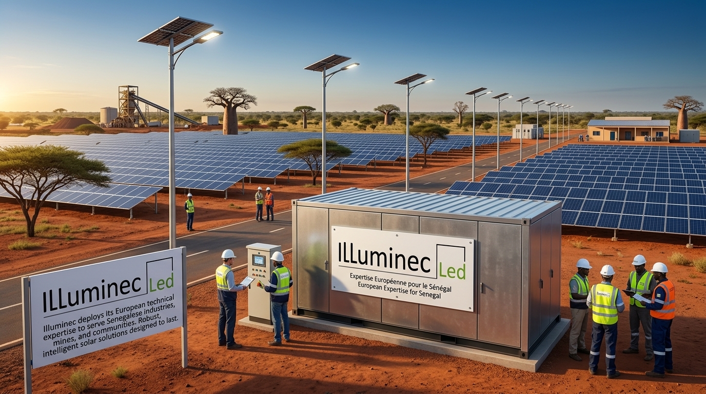 Illuminec led Sénégal; Industrial lightning